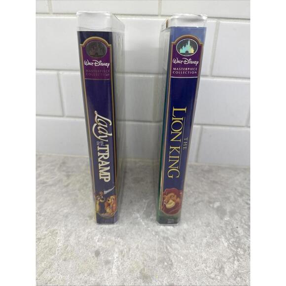 Lion King and Lady and The Tramp VHS. Pre-owned. - Picture 4 of 7